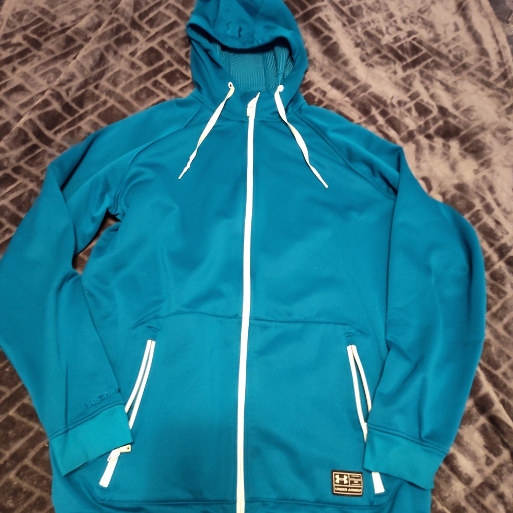 NWOT Under Armour Teal Hoodie - Picture 2 of 7